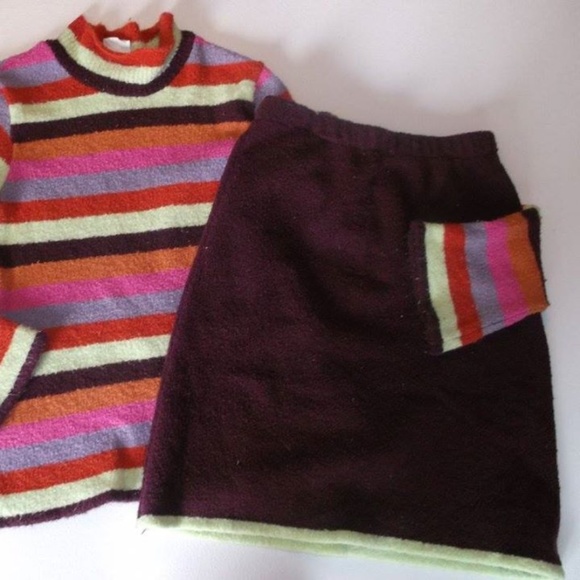 Deux par deux Sweater Skirt Set Size 8 - Picture 2 of 2